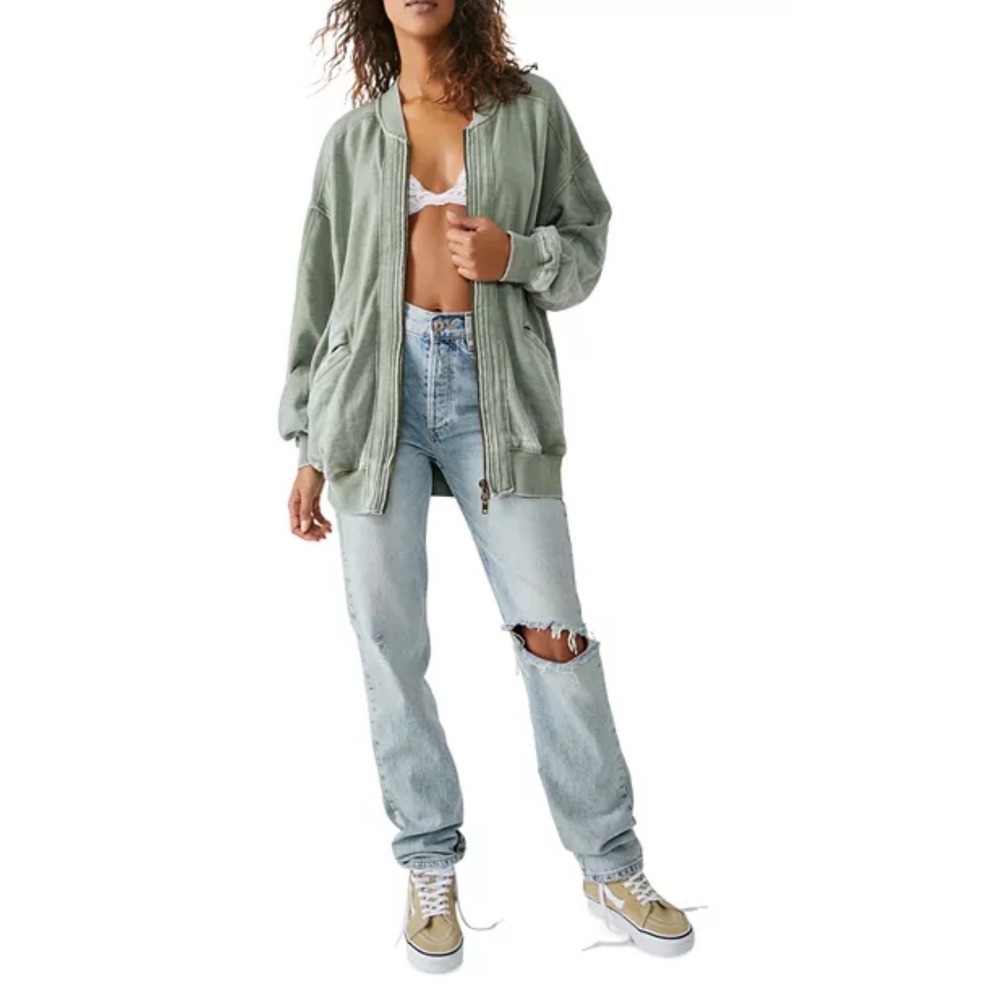 Free People Robby Bomber Jacket XS Excellent Condition